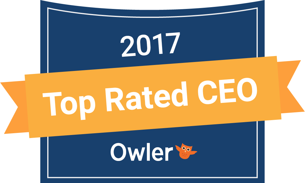 18 May - Owler Top Rated Ceo (1020x614), Png Download