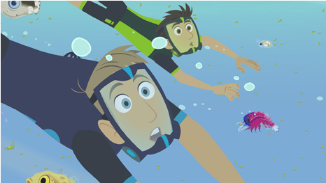 2012 Kratt Brothers Comp - Wild Kratts Lost At Sea Travel Tote Lunch Bag (640x360), Png Download