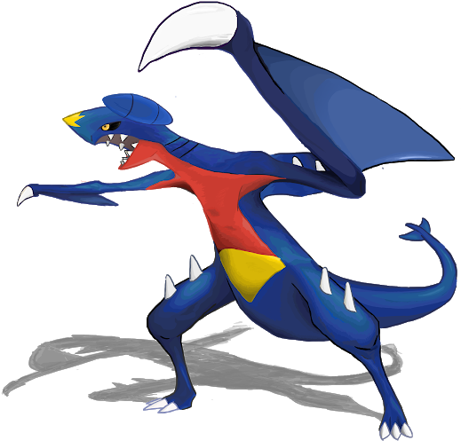 That's A Two Minute Penalty For You, Garchomp - Illustration (585x585), Png Download