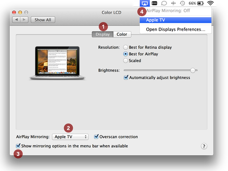 The Tv Must Be Turned On And Set To The Correct Input - Apple Macbook Pro (450x339), Png Download