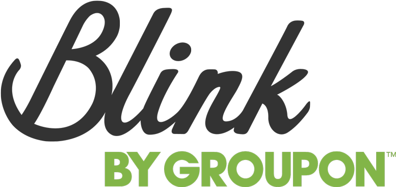 Blink By Groupon Logo High - Blink Groupon (800x371), Png Download