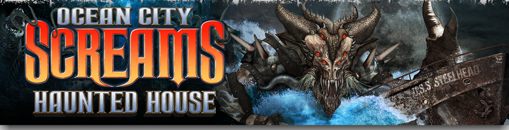 Gravensteens Exorcist Washington Dc - Oc Screams Haunted House (1000x256), Png Download