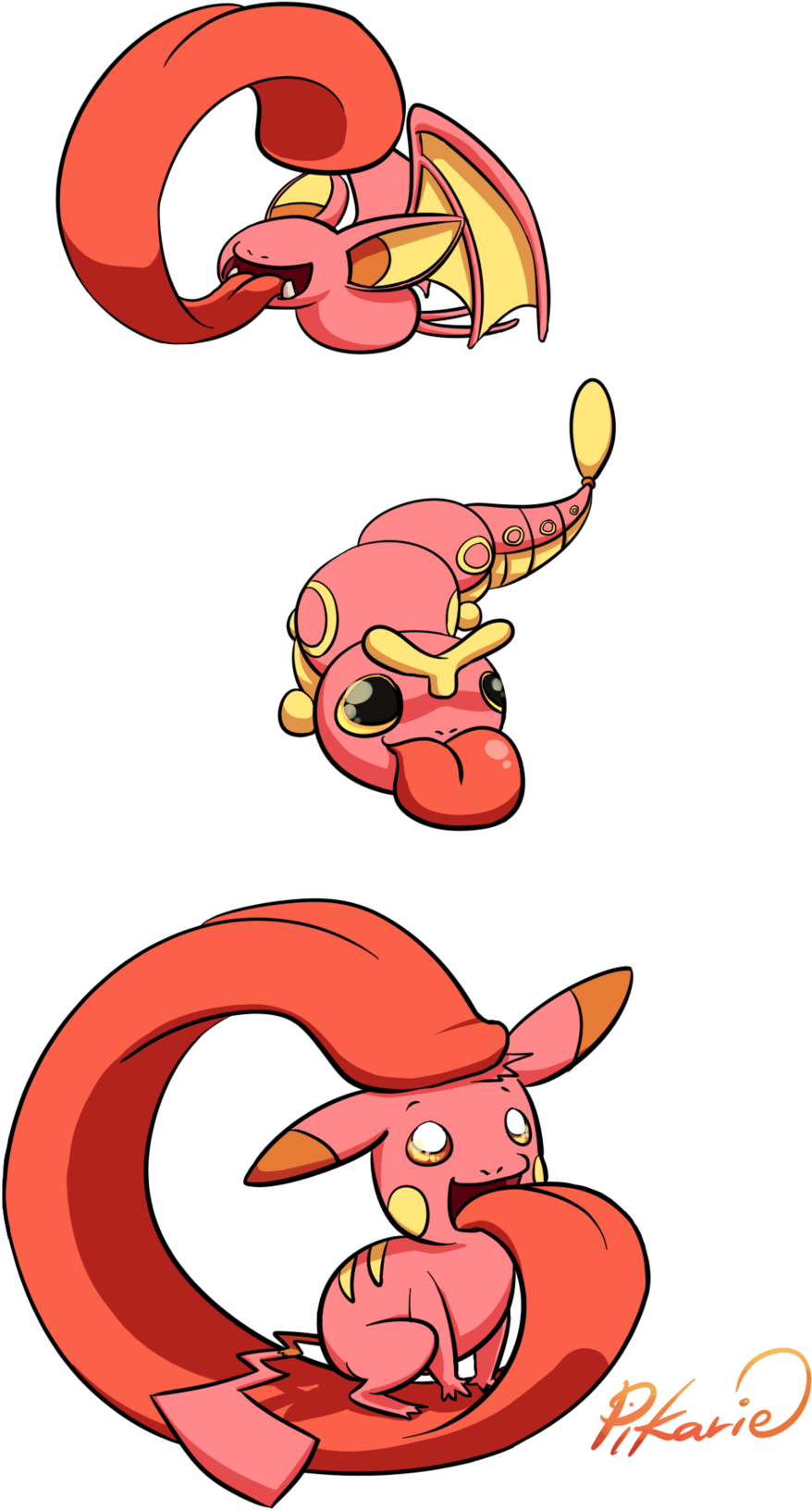 Pikachu Cartoon Nose Clip Art Organism - Liquitung Pokemon (1024x1745), Png Download