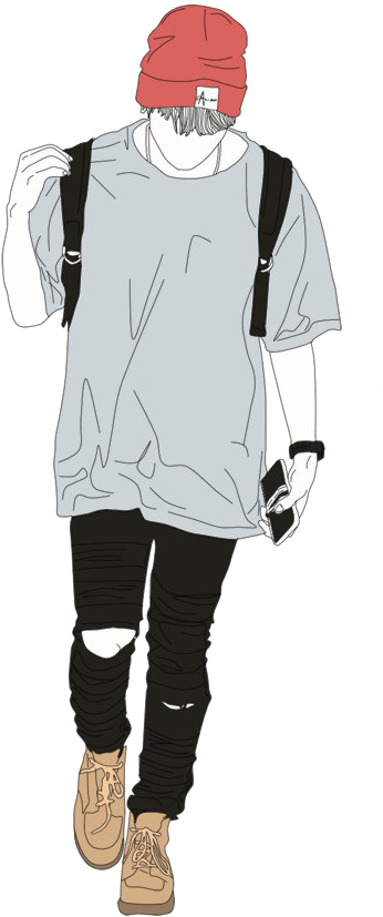 Navigate - Jungkook Outfit Sketch (630x950), Png Download