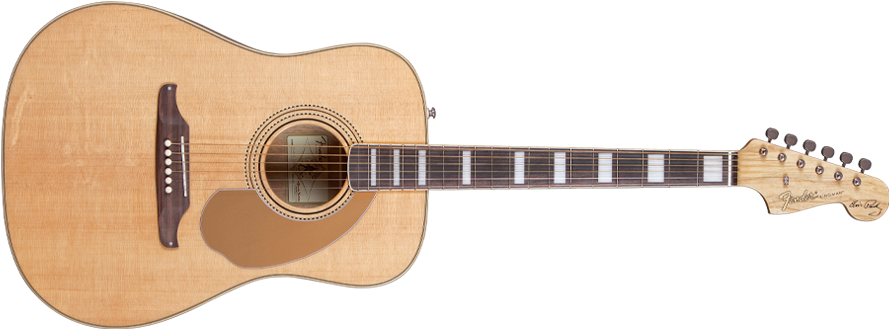 Fender Acoustics Proudly Hails The King Of Rock 'n' - Fender Cd 140sce Natural (900x350), Png Download
