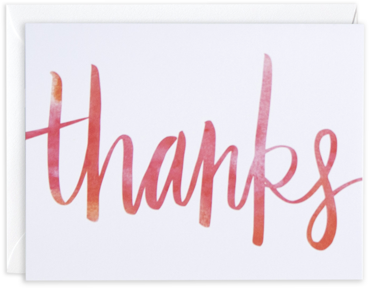 Thank You Card (1000x1000), Png Download