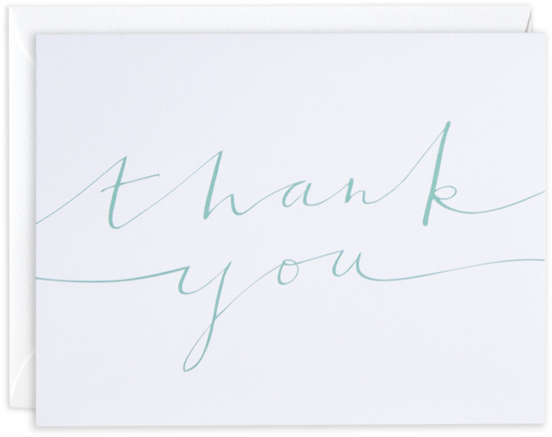 Thank You Card (1000x1000), Png Download