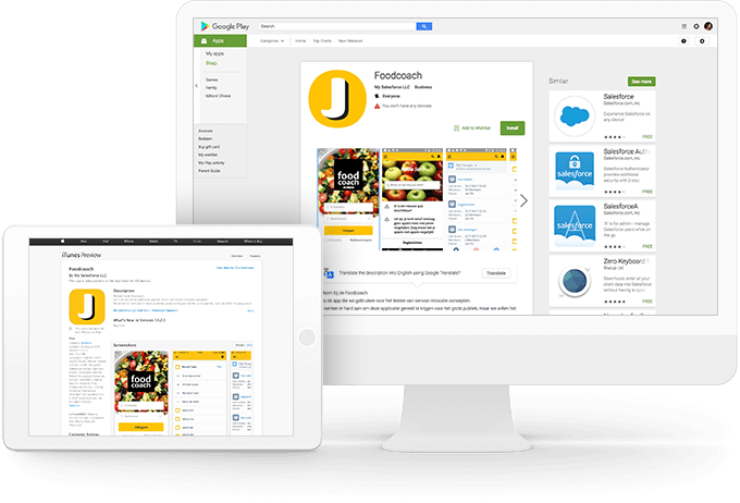 Easily Publish Your App For Employees To Download From - Beautiful Salesforce Apps (680x462), Png Download