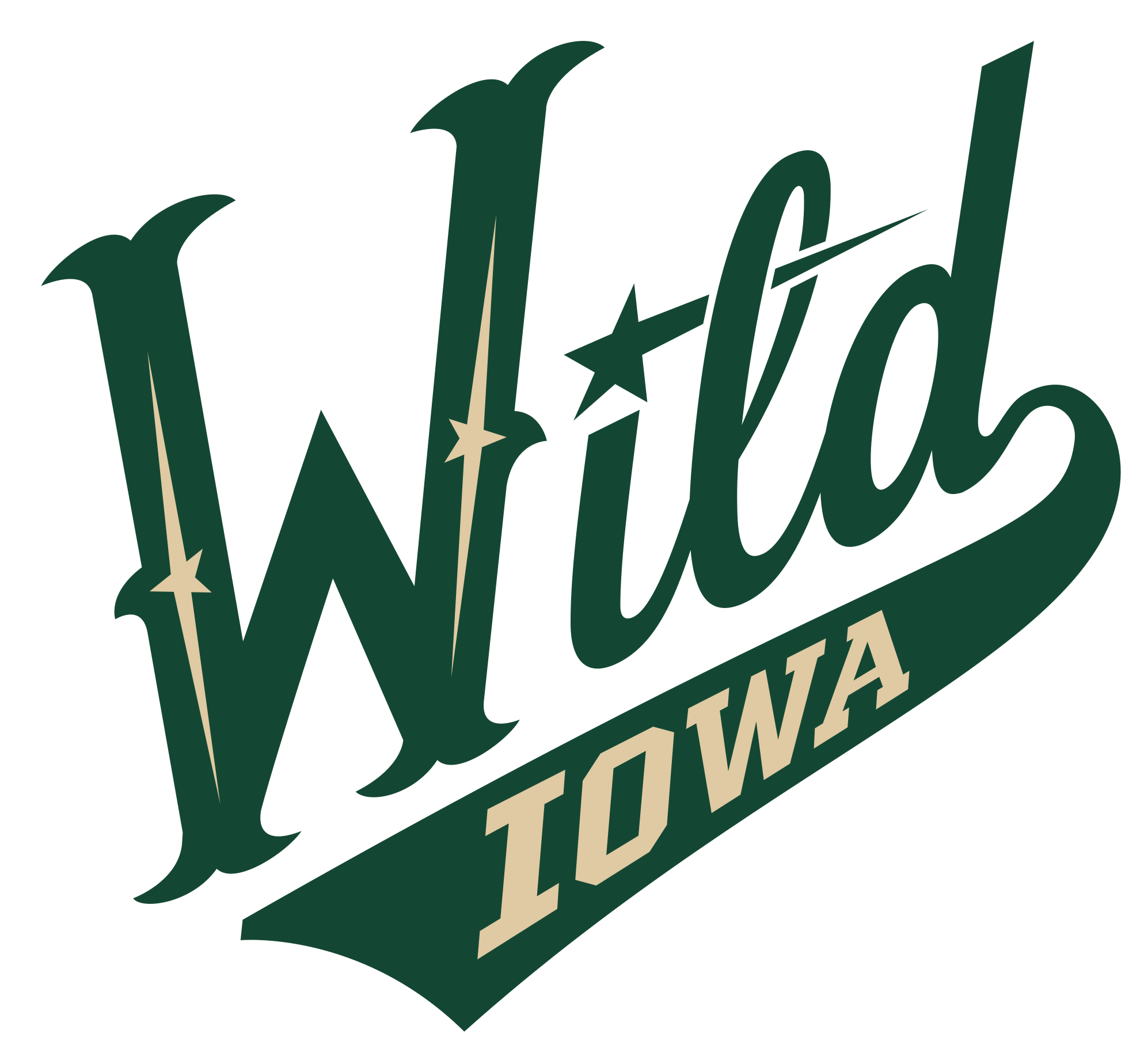 Promotional Team With Iowa Wild In Des Moines, Ia - Iowa Wild Logo Png (2000x1858), Png Download