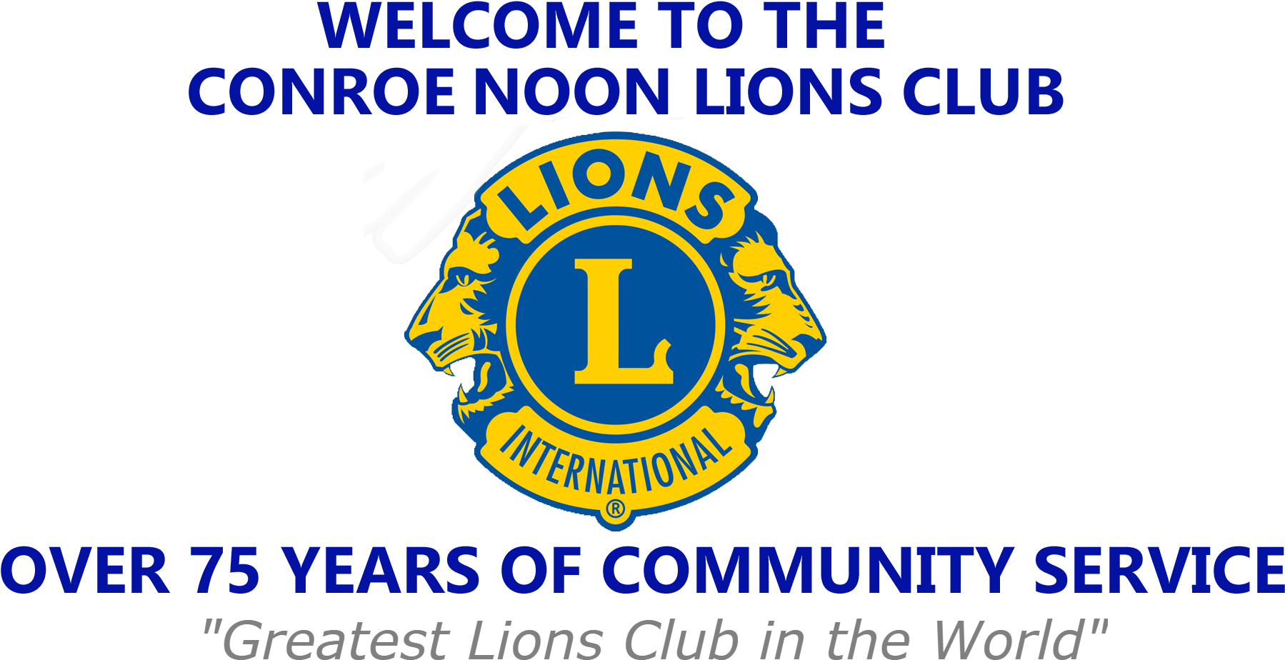 Club Meetings - Lions Club International (1892x980), Png Download