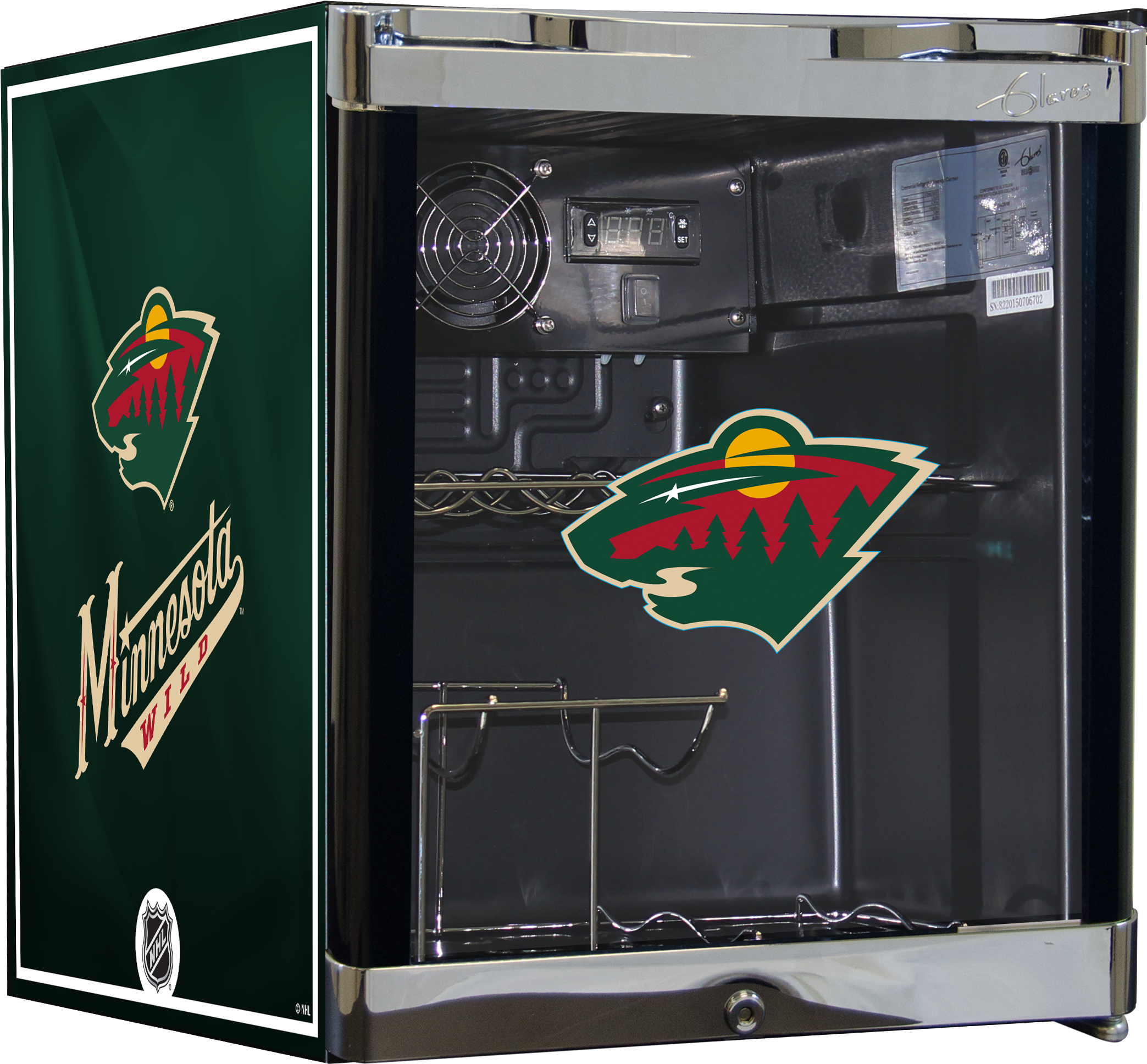 Nhl Wine Cooler 1.8 Cu Ft - Florida Panthers (2284x2074), Png Download
