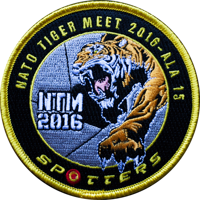 Nato Tiger Meet 2016 Spotters Patch - Nato Tıger (666x666), Png Download