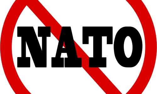 For Peace And Solidarity, Nato Must Be Dissolved - Anti Nato (500x300), Png Download