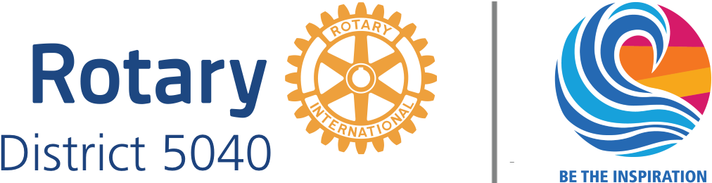 Inspiration Club Rotary Logo White Pictures Png Inspiration - Rotary Logo 2018 19 (1049x290), Png Download