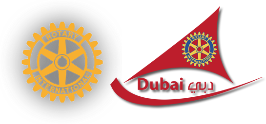 Rotary Club Of Dubai - Rotary Club (545x255), Png Download