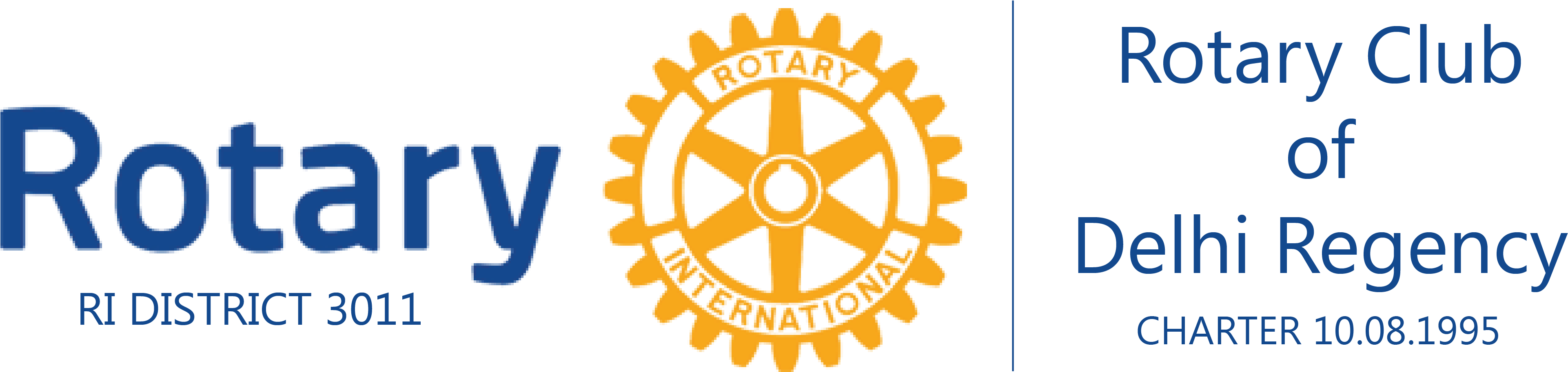 Rotary Partners - Rotary Club Of Delhi (4340x2362), Png Download