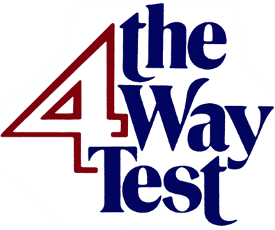 The Four-way Test Is A Nonpartisan And Nonsectarian - Rotary 4 Way Test (395x330), Png Download