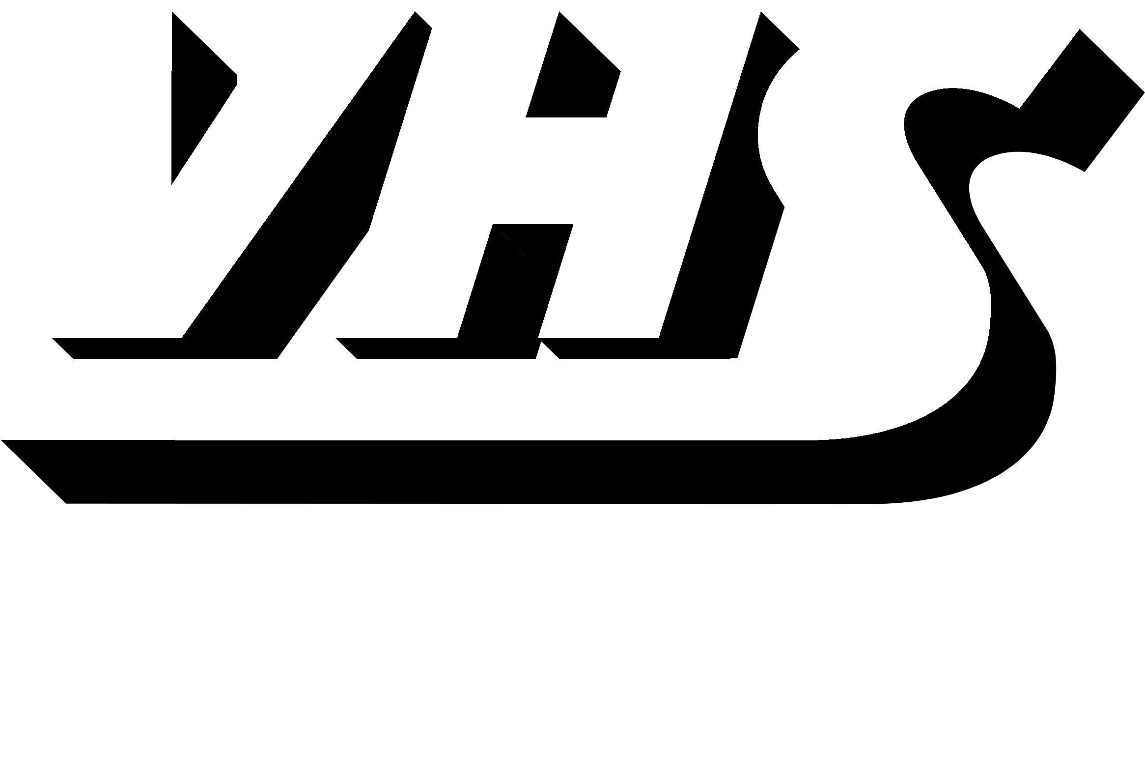 Vhs Kutna Hora Logo Black And White - Vhs (2400x2400), Png Download