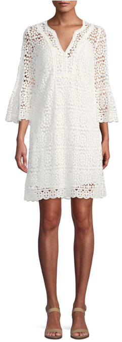 From Kate Spade New York, This Crochet Lace Dress With - Kate Spade New York (702x678), Png Download