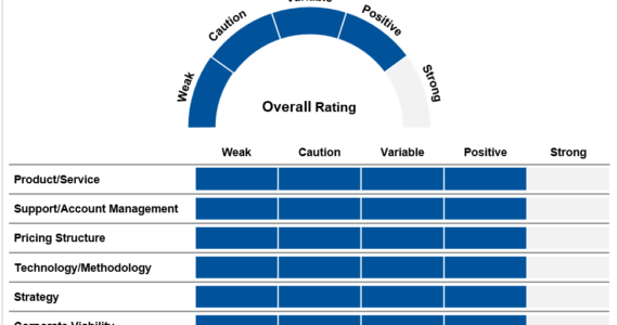 Implementation Excerpts Gartner Vendor Rating - Gartner Vendor Ratings (570x300), Png Download