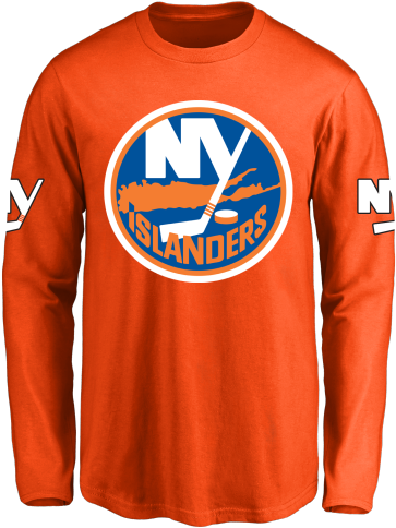 Youth New York Islanders Design Your Own Long Sleeve - New York Islanders (500x500), Png Download