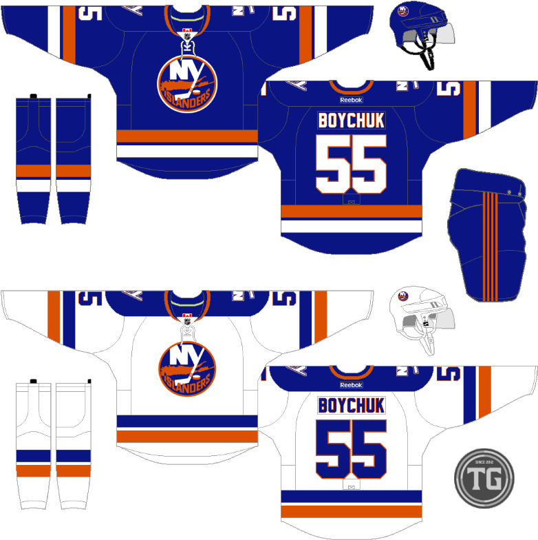 Avun1f1 - New York Islanders Concept (800x795), Png Download