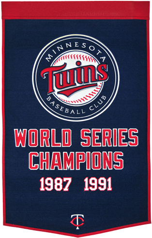 Minnesota Twins World Series Championship Dynasty Banner - Mlb Minnesota Twins Dynasty Banner (500x500), Png Download