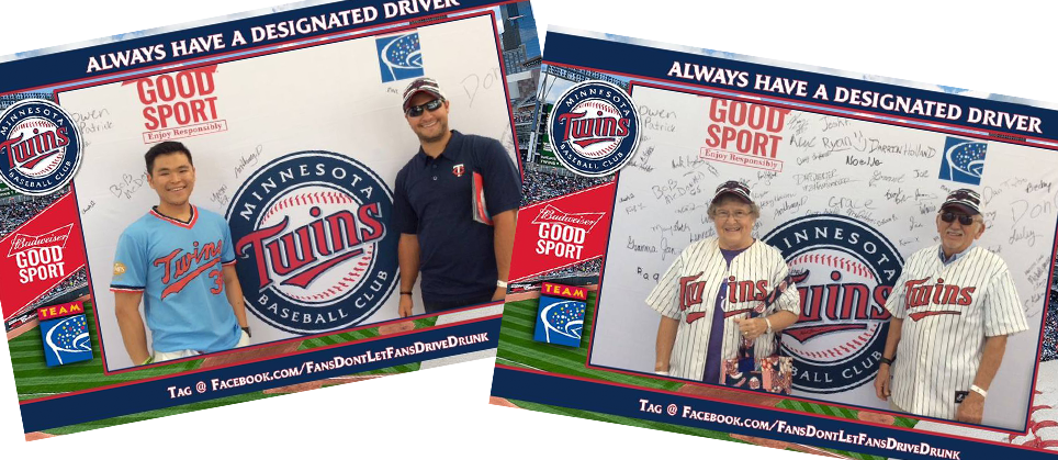Minnesota Twins Fans Always Have A Designated Driver - Minnesota Twins 5" Vinyl Die Cut Decal Sticker Emblem (964x419), Png Download
