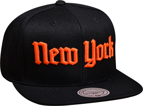 Mitchell & Ness Nhl New York Islanders Gotham City - New York Knicks Mitchell & Ness Nba Gothic City (500x372), Png Download