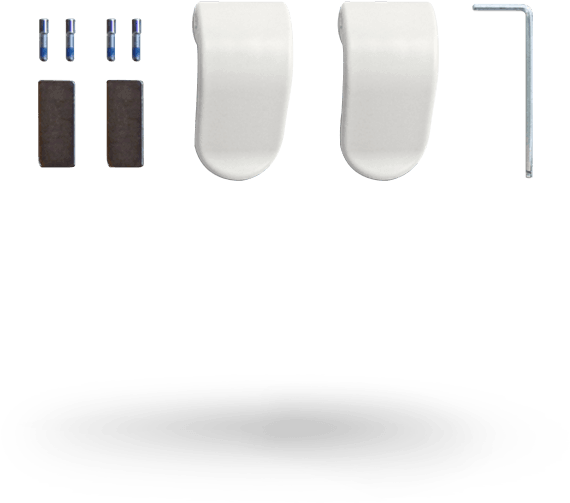 Bugaboo Cameleon Handlebar Clips Replacement Set - Bugaboo Bee Plus Handle Lock (877x732), Png Download