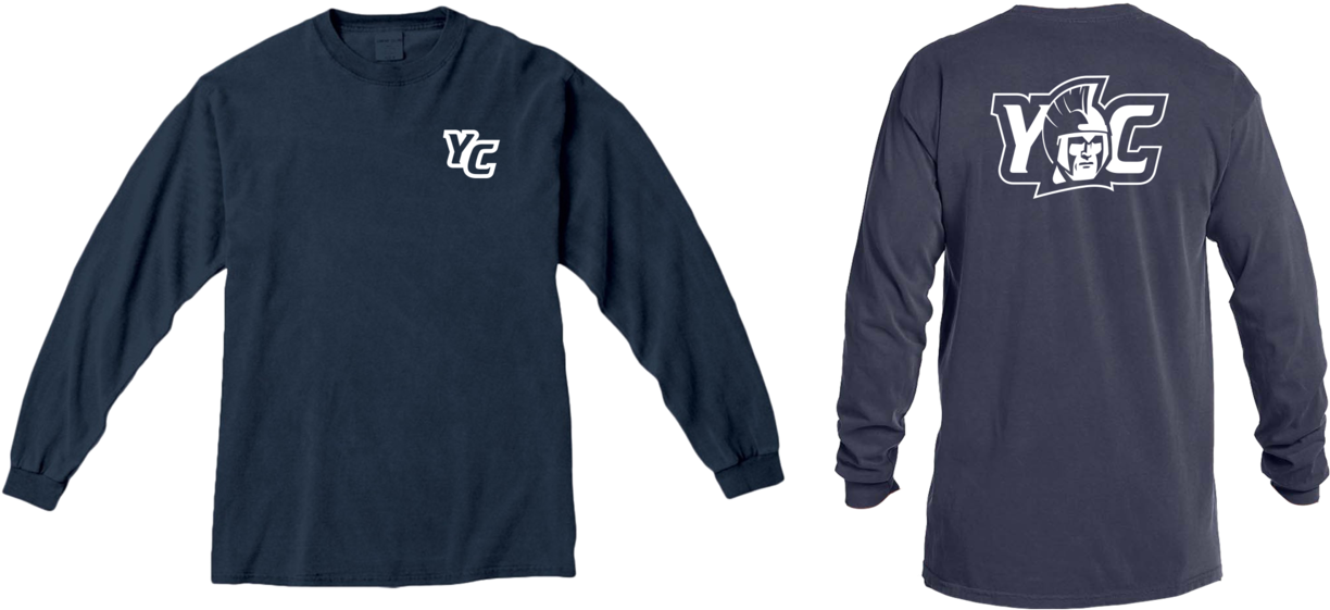 Gildan Comfort Colors Long Sleeve Tee - Comfort Colors 4410 Garment Dyed Heavyweight Ringspun (1280x614), Png Download