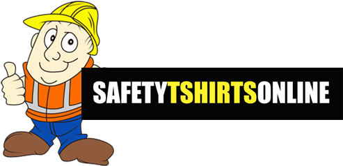 Custom Safety T-shirts, Safety Vests And Ansi Apparel - T-shirt (500x244), Png Download