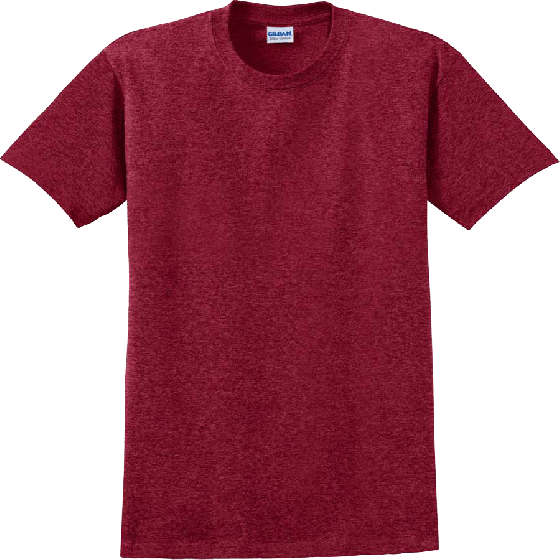 Design Custom Printed Gildan Ultra Cotton T-shirts - Cherry Color T Shirt (560x560), Png Download