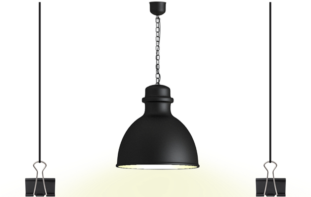 Png Hanging Lamp (625x413), Png Download