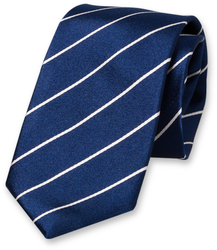 Blau Weiß Gestreifte Krawatte (524x524), Png Download