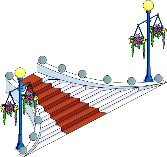 Resort Stairway Upgrade - Wikia (586x550), Png Download