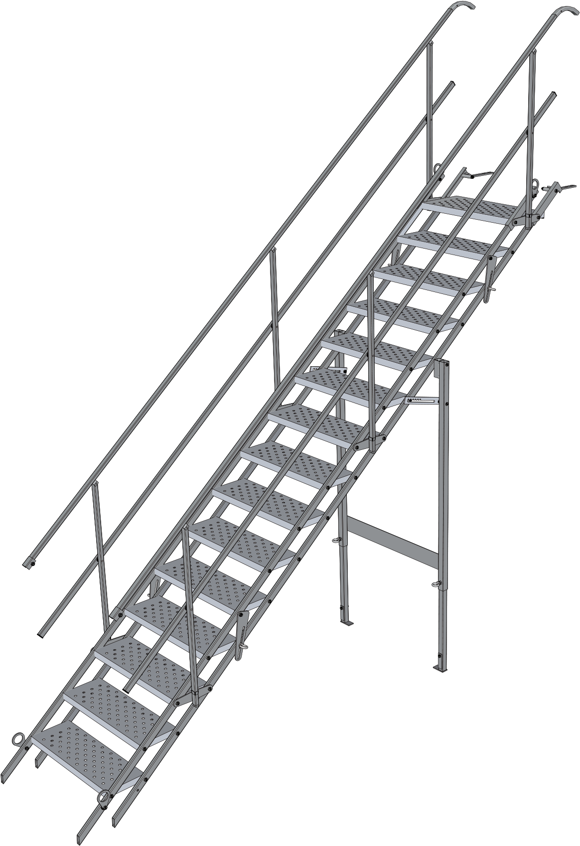 Stairway 100 / - Combisafe Stairs (1298x1772), Png Download