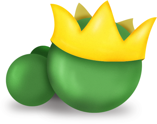 El Guisante Con La Corona De La Princesa - Princesa Y El Guisante Png (768x474), Png Download