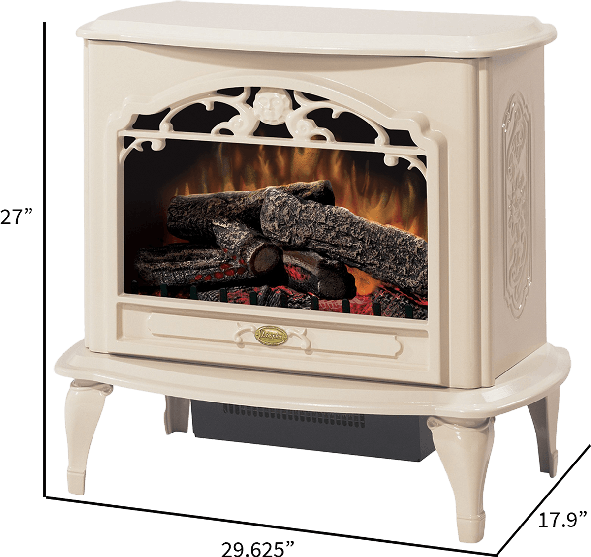 Dimplex Celeste Electric Stove Heater Cream (1200x1200), Png Download