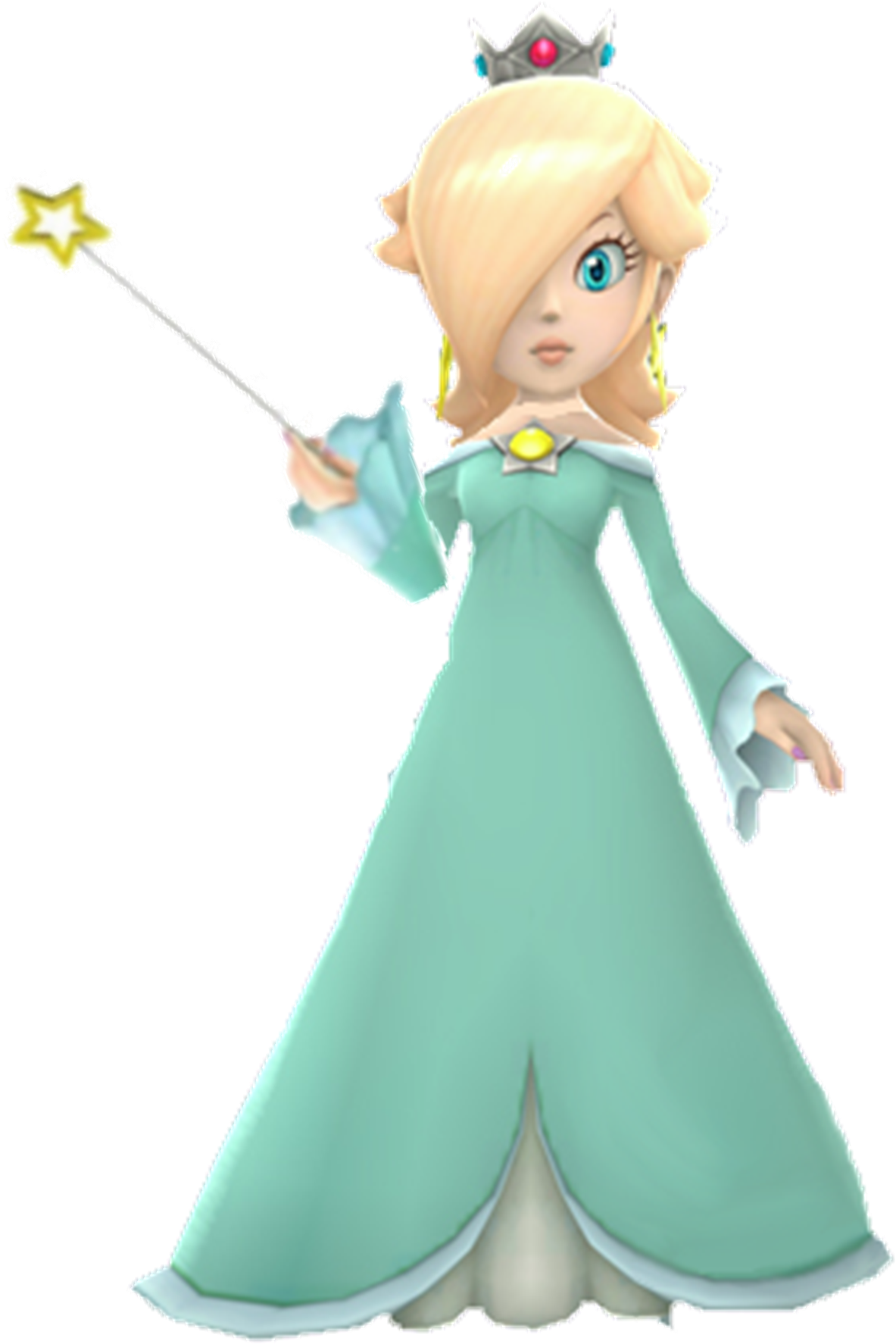 Lookinh Closely, Smash Has Pointed Out Some Obvious - Rosalina From Mario (1349x1897), Png Download