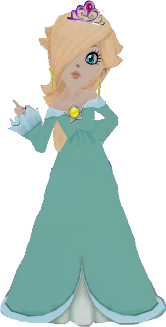 Princess Rosalina - Super Mario Galaxy Princess Rosalina (344x680), Png Download