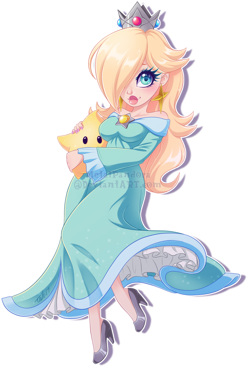 Rosalina - Rosalina Fan Art Png (877x1300), Png Download
