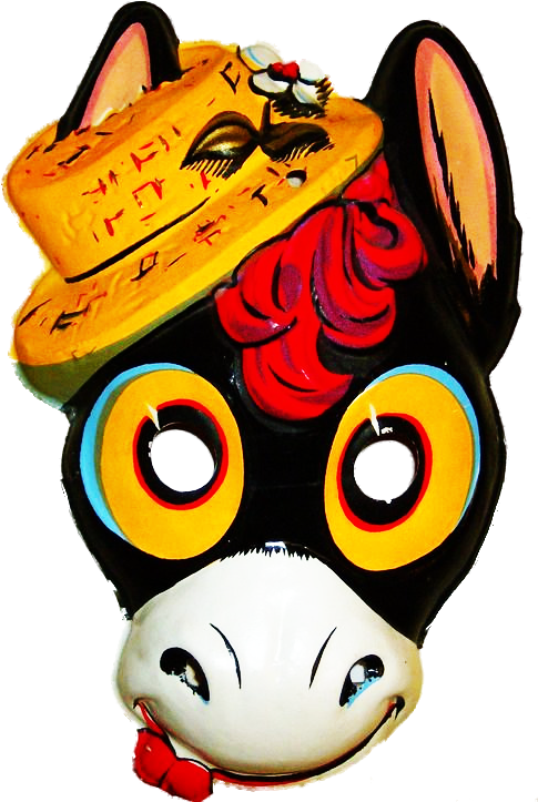 Donkey Mask 496×722 Pixels - Halloween (496x722), Png Download