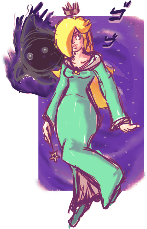 Fanartcursed Rosalina Fanart - Illustration (550x823), Png Download