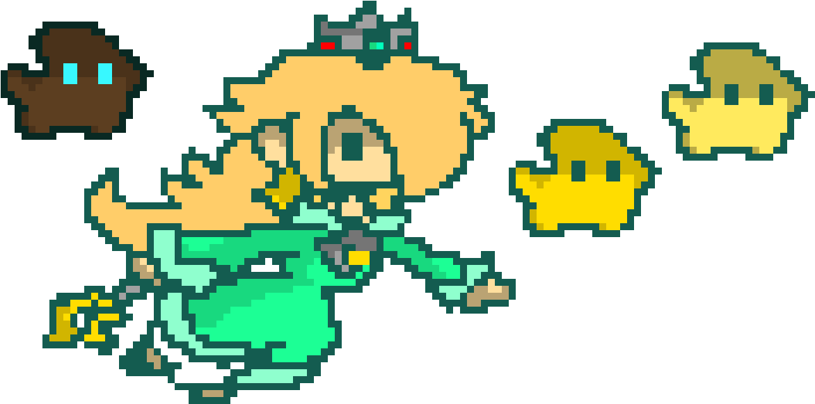 Pixel Rosalina - Pixel (1170x630), Png Download