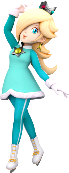 Photo - Princess Rosalina Ice Skating (530x696), Png Download