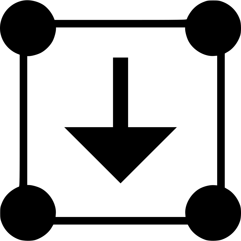 Arrow Boxed Edit Shape Editing Comments - Film (980x982), Png Download
