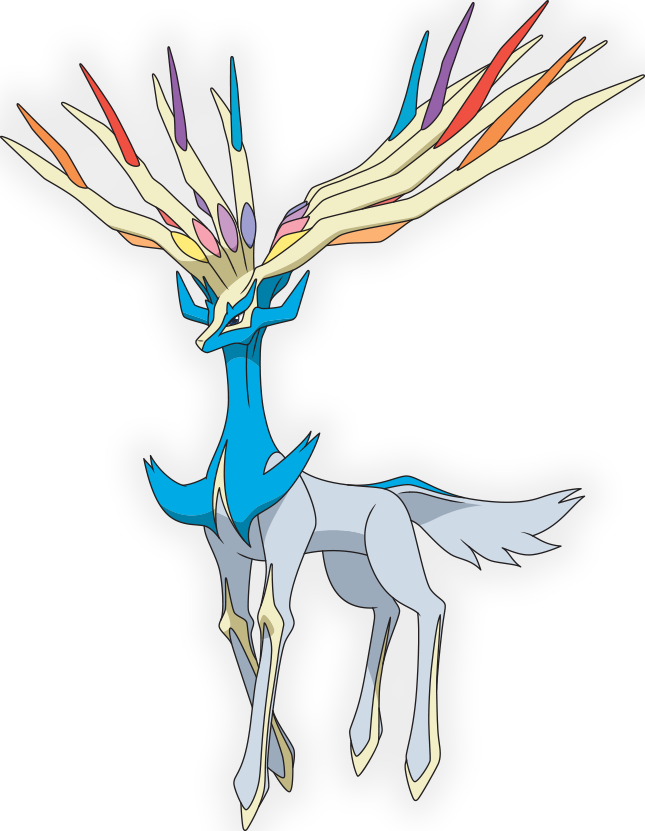 Shiny Xerneas, Shiny Yveltal, Zygarde To Be Available - Pokemon Shiny Xerneas (645x831), Png Download