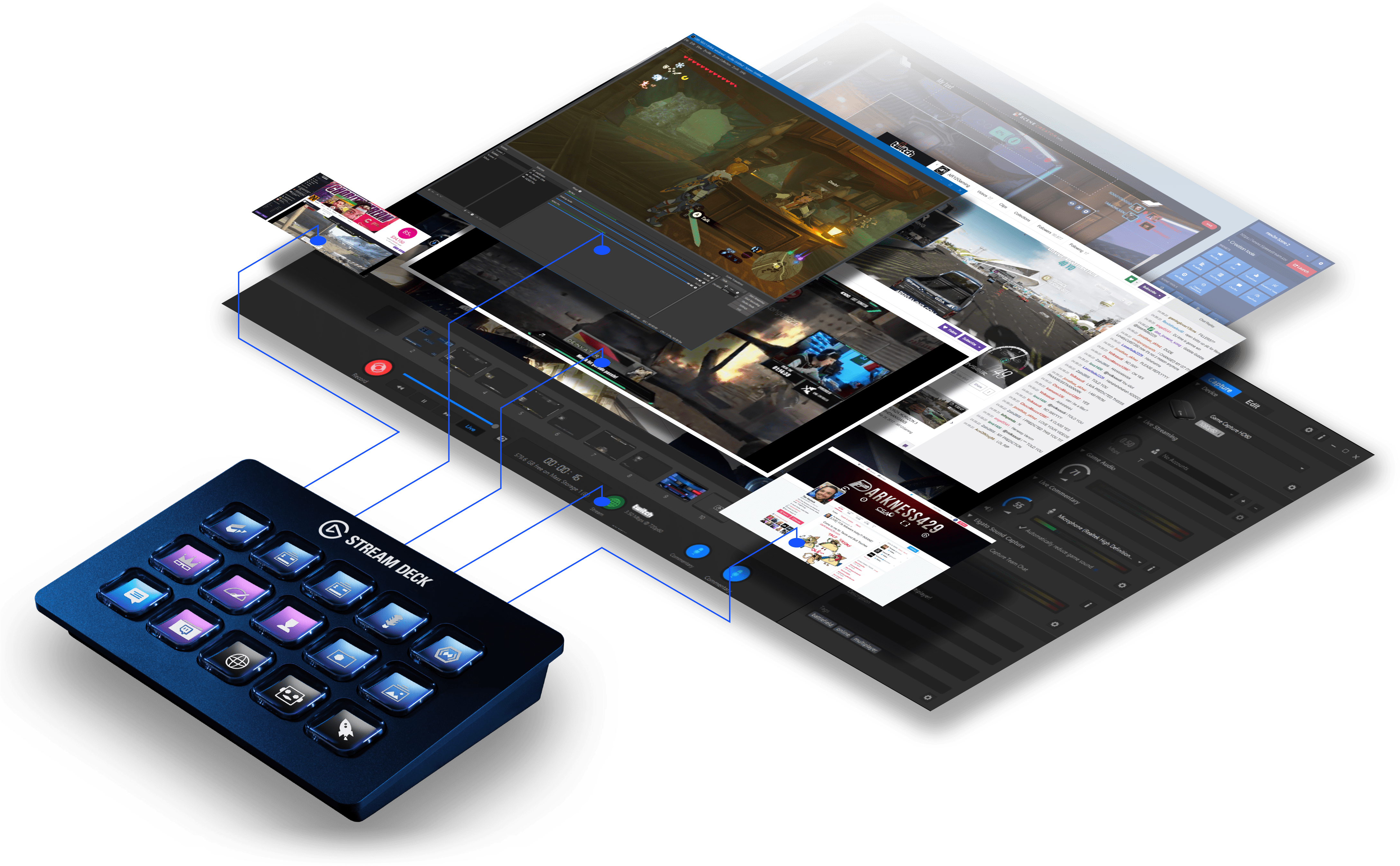 Elgato Gaming Unveils Stream Deck, A Broadcaster's - Elgato Stream Deck (4568x2898), Png Download