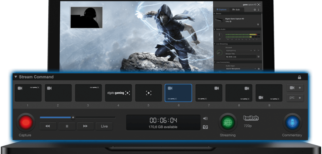 Elgato Game Capture Software - Elgato Game Capture Hd 60 - Video Capture Adapter - (1078x516), Png Download